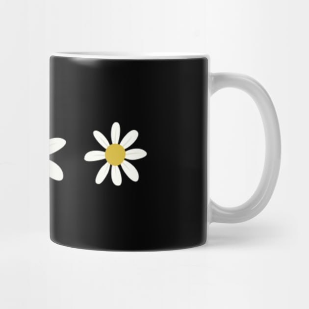 Daisy Minimal Colorful Blossom Flower by mangobanana